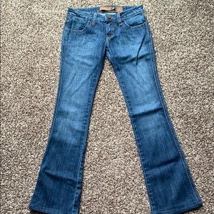 Frankie B. Size 24.  Awesome pockets!